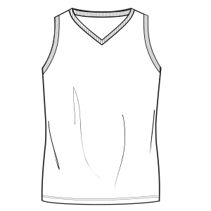 Moldes de confeccion para HOMBRES Remeras Camiseta basketball 7016